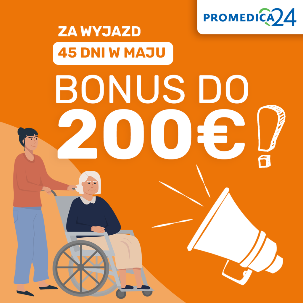 bonus majowy 2023 dla opiekunek seniorów w Niemczech