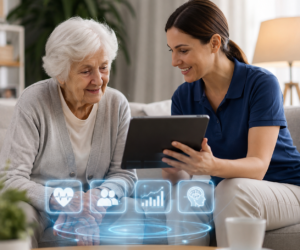 AI w opiece nad seniorami - wsparcie czy zagrożenie? AI w opiece seniora 1